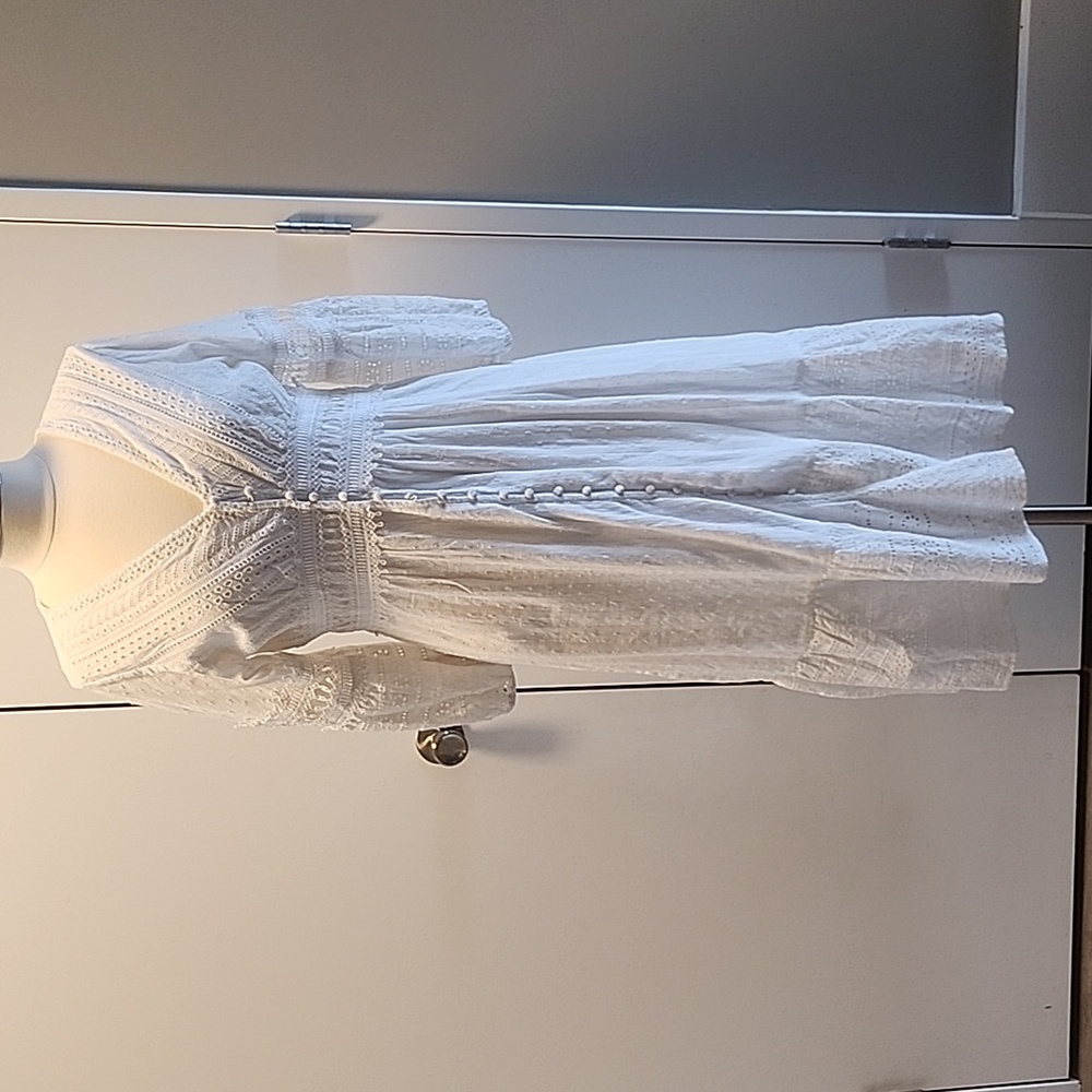 White Eyelet Dress